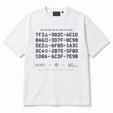 Urban Cipher Drop Tee – Front view, white streetwear graphic t-shirt