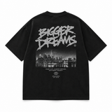 Void Signal Tee – Back view, black streetwear t-shirt