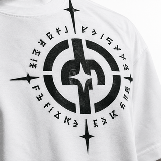 Urban Cipher Drop Tee – Cipher graphic detail close-up