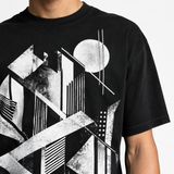 Void Signal Tee – Graphic detail close-up